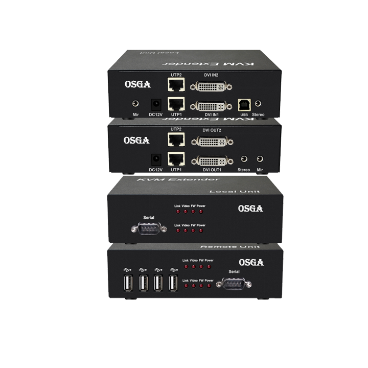 OSGA 4K高清双显示器传送，更长距离传输解决方案
